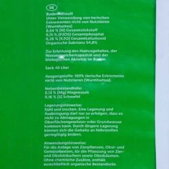 Biobizz Worm Humus, 40L -Garten Pflanzen Geschäft biobizz worm humus 40l3