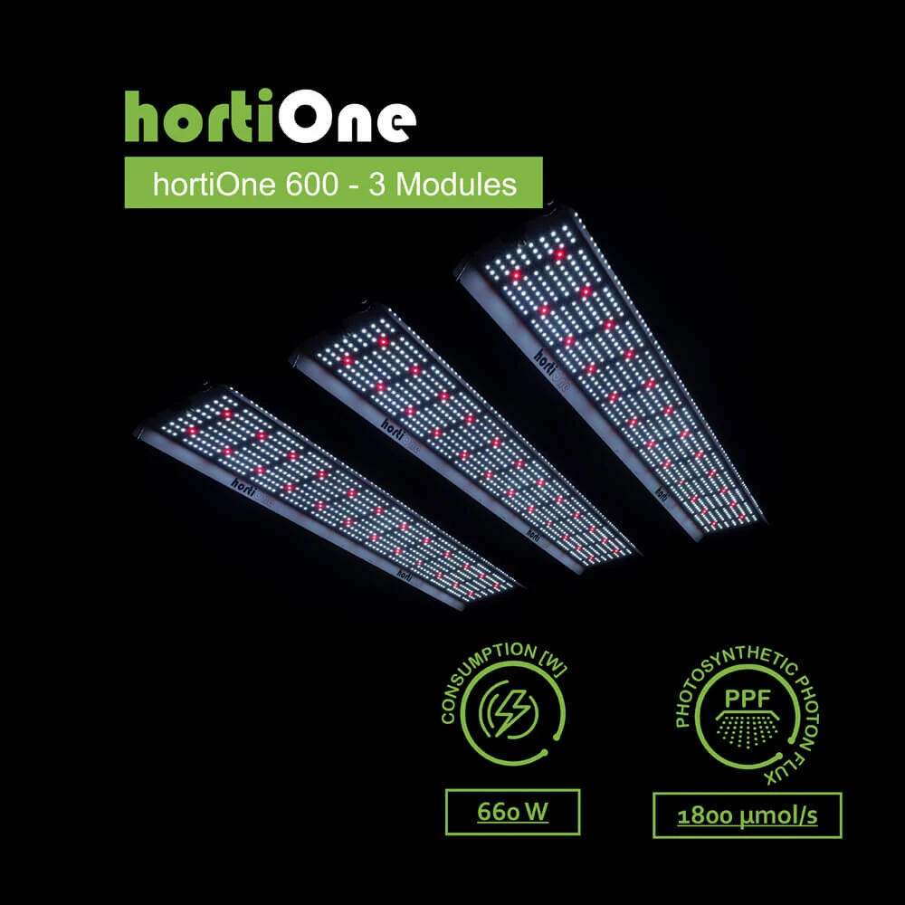 HortiONE V3 Professional LED Set, Mit Bluetooth Dimmer 2 HortiONE V3 Professional LED Set, Mit Bluetooth Dimmer – Bild 2