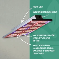 LED Low Budget Growbox Komplettset S / 80x80x180cm -Garten Pflanzen Geschäft low budget led growbox komplettset s 80x80x180cm4