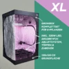 LED Low Budget Growbox Komplettset XL / 120x120x200cm