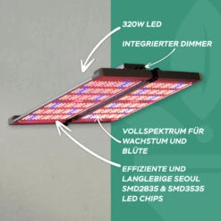 LED Low Budget Growbox Komplettset XL / 120x120x200cm -Garten Pflanzen Geschäft low budget led growbox komplettset xl 120x120x200cm4