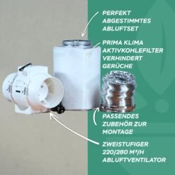 LED Low Budget Growbox Komplettset XL / 120x120x200cm -Garten Pflanzen Geschäft low budget led growbox komplettset xl 120x120x200cm5
