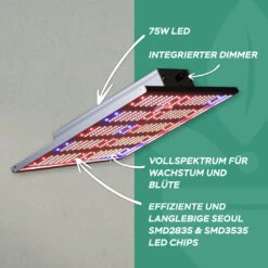 LED Low Budget Growbox Komplettset XS / 60x60x160cm -Garten Pflanzen Geschäft low budget led growbox komplettset xs 60x60x160cm4