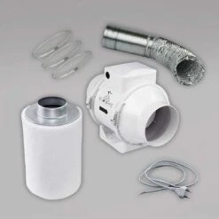 Mini Growbox LED Komplettset, 40x40x120cm -Garten Pflanzen Geschäft mini growbox led komplettset 40x40x120cm6