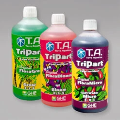 T.A. Terra Aquatica TriPart Set Mit Grow, Bloom Und Micro, Je 0,5L, 1L, 5L Oder 10L